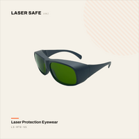 LS-RTD-5S — UV, Red & Diode Laser Safety Glasses, Full Red Protection (200–460nm, 630–665nm & 800–1090nm) 3