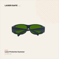LS-RTD-5S — UV, Red & Diode Laser Safety Glasses, Full Red Protection (200–460nm, 630–665nm & 800–1090nm) 4